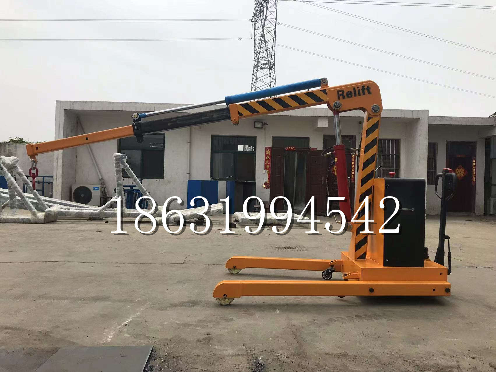 阿鲁科尔沁旗久征定做3吨三轮随车吊 农用园林绿化移树吊 平板工程用小吊机