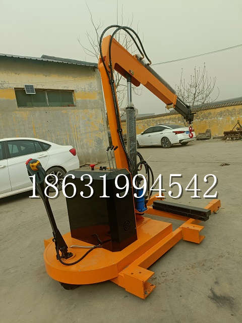 阿鲁科尔沁旗自卸车厢随车吊 自制轮式四不像起重机 四驱平板吊 5吨 贵盛